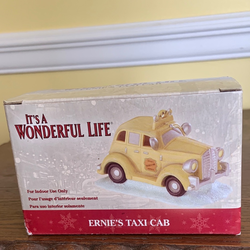 It's a Wonderful Life Ernie's Taxi Cab Figurine Enesco